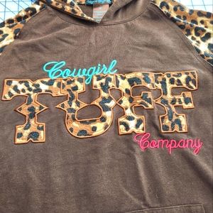 Hoodia, brown with leopard